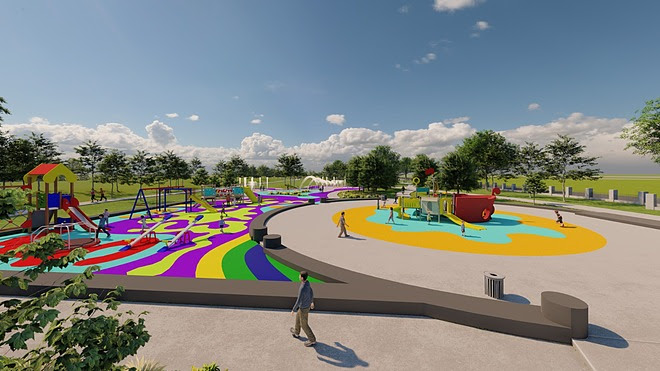 La Municipalidad de Escobar comenzó los trabajos de revalorización integral del Parque Papa Francisco de Ingeniero Maschwitz