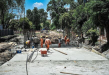 La Municipalidad de Escobar avanza en la construcción de puentes vehiculares y peatonales en Garín y Maquinista Savio.
