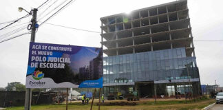 Ariel Sujarchuk supervisó junto autoridades judiciales la obra del Polo Judicial en Belén de Escobar