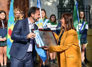 Ariel Sujarchuk participó de la celebración de los 70 años del Instituto General Belgrano