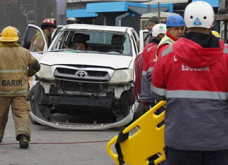 Garín: los Bomberos Voluntarios organizaron un simulacro para más de 1000 estudiantes de escuelas del distrito