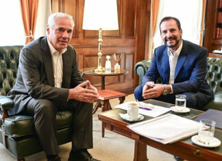 Ariel Sujarchuk se reunió con Sergio Torres para trabajar en los últimos detalles de cara a la inauguración del nuevo Polo Judicial de Escobar