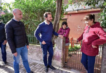 Maquinista Savio: se inauguró la puesta en valor de la calle El Jilguero