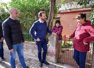 Maquinista Savio: se inauguró la puesta en valor de la calle El Jilguero