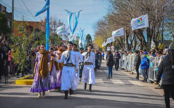 Maquinista Savio festejó su 49° aniversario en el renovado Boulevard 5 de Junio