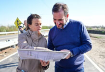 La Municipalidad de Escobar inauguró una rotonda en Avenida de Los Lagos y Libertad