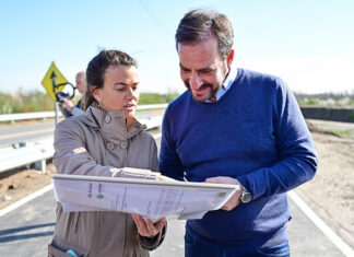 La Municipalidad de Escobar inauguró una rotonda en Avenida de Los Lagos y Libertad