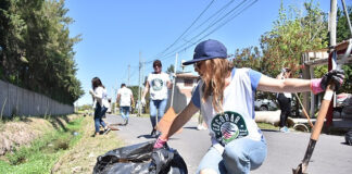 Escobar Sostenible: se realizaron jornadas de limpieza de microbasurales en Maquinista Savio