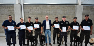 La Municipalidad de Escobar distinguió a 65 integrantes del área de seguridad