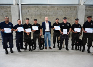 La Municipalidad de Escobar distinguió a 65 integrantes del área de seguridad