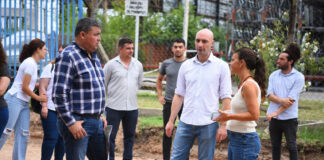 Avanza la construcción de nuevos accesos a Panamericana y la repavimentación de la calle Victoria en Belén de Escobar