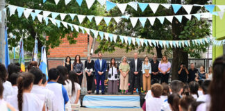 Ariel Sujarchuk encabezó el inicio del ciclo lectivo 2024