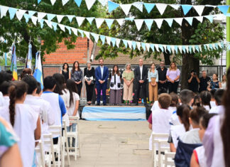 Ariel Sujarchuk encabezó el inicio del ciclo lectivo 2024