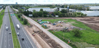 Avanza a buen ritmo la obra que ofrecerá una nueva conexión entre Belén de Escobar e Ing. Maschwitz