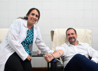 Ariel Sujarchuk se sumó a la campaña solidaria “Doná sangre, doná vida”