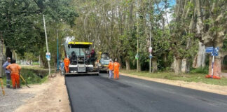 La Municipalidad intensifica la obra de repavimentación y puesta en valor de la Ruta 26