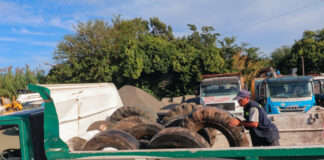 Escobar Sostenible: en lo que va del año, se reciclaron 3240 kilos de neumáticos en desuso provenientes de vehículos municipales
