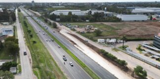 Los nuevos accesos a la Panamericana entran en la etapa final de obra