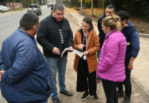 Verónica Sabena supervisó distintas obras del distrito y participó en el aniversario de la escuela “Ciudad de Garín”