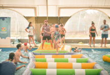 Más de 2500 escobarenses disfrutan de actividades gratuitas en la pileta municipal climatizada de Maquinista Savio