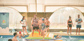 Más de 2500 escobarenses disfrutan de actividades gratuitas en la pileta municipal climatizada de Maquinista Savio