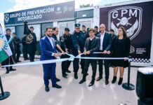 Sujarchuk y Kicillof inauguraron una nueva posta del Grupo de Prevención Motorizado en Maquinista Savio