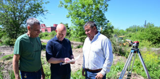 Avanza la construcción del noveno reservorio del distrito