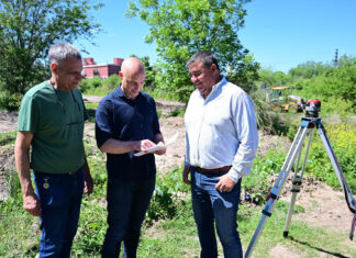 Avanza la construcción del noveno reservorio del distrito