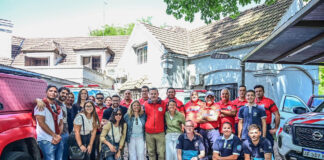 Verónica Sabena recorrió servicios de guardia y felicitó a trabajadores y trabajadoras municipales en su día