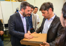 Ariel Sujarchuk y Axel Kicillof recorrieron Escobar Innova y se reunieron con 120 empresarios de la región para potenciar el desarrollo productivo