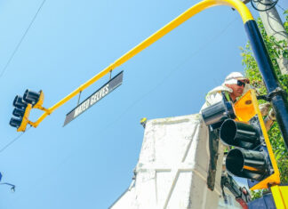 Escobar renueva todos sus semáforos, suma 20 más e incorpora tecnología con IA