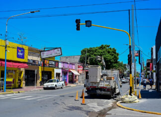 Plan integral de seguridad vial: nuevo semáforo en Belén de Escobar