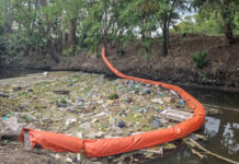 La ecobarda del Arroyo Escobar evitó que más de 5.000 kilos de basura contaminen la Reserva de Maschwitz