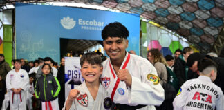 Escobar fue sede del torneo nacional de Taekwondo más importante del año
