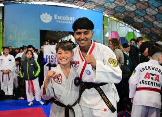Escobar fue sede del torneo nacional de Taekwondo más importante del año