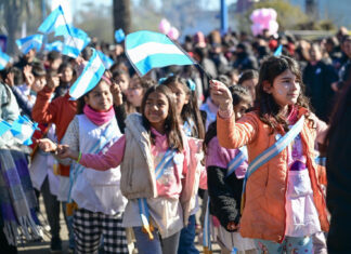 Garín vivió una verdadera fiesta popular para celebrar su 132° aniversario