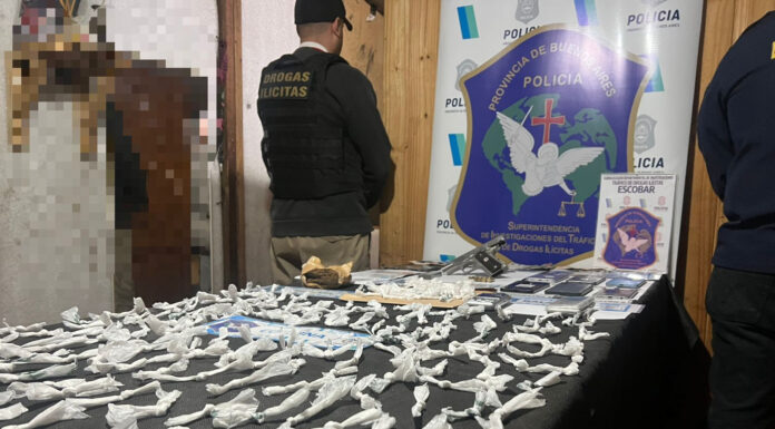 Desarticulan una red de narcomenudeo en Escobar gracias al trabajo conjunto entre la Policía Municipal y la Bonaerense
