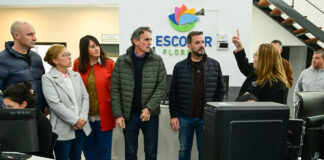 Ariel Sujarchuk y Gabriel Katopodis recorrieron el nuevo Centro de Monitoreo y la remodelación del Polo de Educación Superior