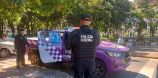 La policía municipal del Móvil Violeta evitó una tragedia en Belén de Escobar