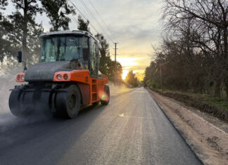 La Municipalidad de Escobar continúa con importantes obras de pavimentación y estabilizado en el distrito