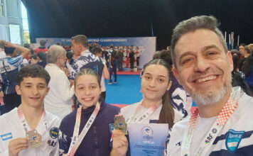 Escobarenses se consagraron campeones en el Mundial de Taekwondo ITF en Croacia