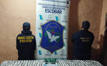 Golpe al narcomenudeo en Maschwitz: tres detenidos y 785 dosis de cocaína secuestradas