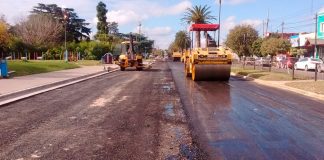 Garín: Avanza la última etapa de repavimentación del Boulevard Presidente Perón