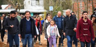 Sujarchuk supervisó 37 nuevas calles de asfalto y estabilizado en Ingeniero Maschwitz