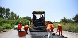 Los trabajos sobre la Ruta Provincial 25 superan el 70% de avance