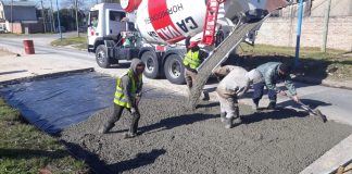 Se intensifican las obras de bacheo en Escobar