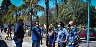 Maquinista Savio: Inició la repavimentación del Boulevard 5 de Junio