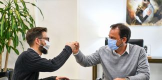 Sujarchuk firmó un convenio con la Provincia para la ejecución de nuevas obras de pavimento