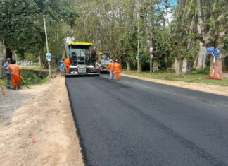 La Municipalidad intensifica la obra de repavimentación y puesta en valor de la Ruta 26